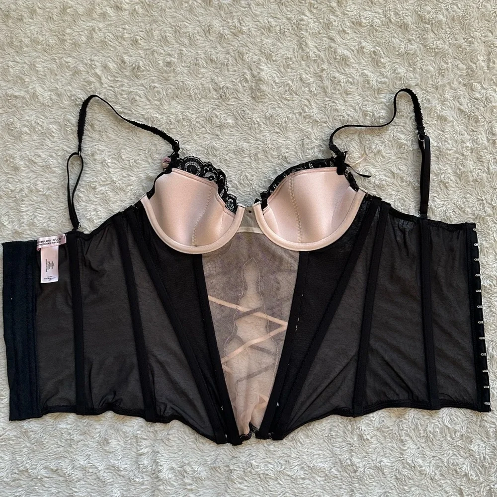 Victoria Secret Pleasure State Bustier Panty Set NWT